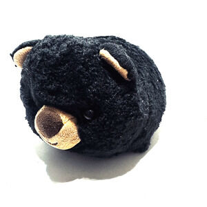 Aurora Spudsters Briar Black Bear Plush Stuffed Animal Toy 10" plushie